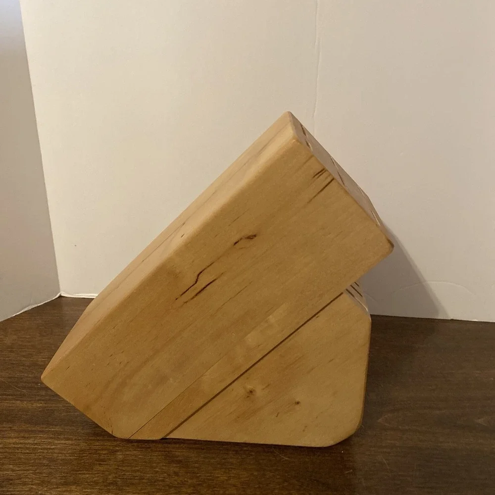 J.A. Henckels International 12 Slot Wood Knife Block Holder ONLY 